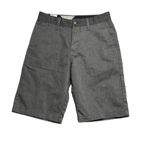 Volcom Chino‎ Shorts Mens Size 26 Gray Casual Everyday Flat Front